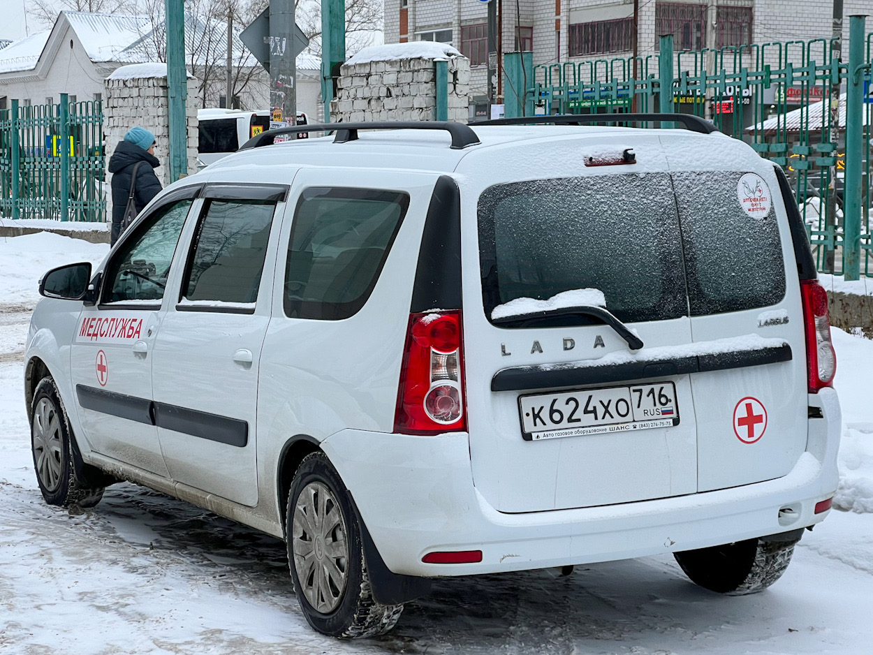 Татарстан, Lada Largus № К 624 ХО 716