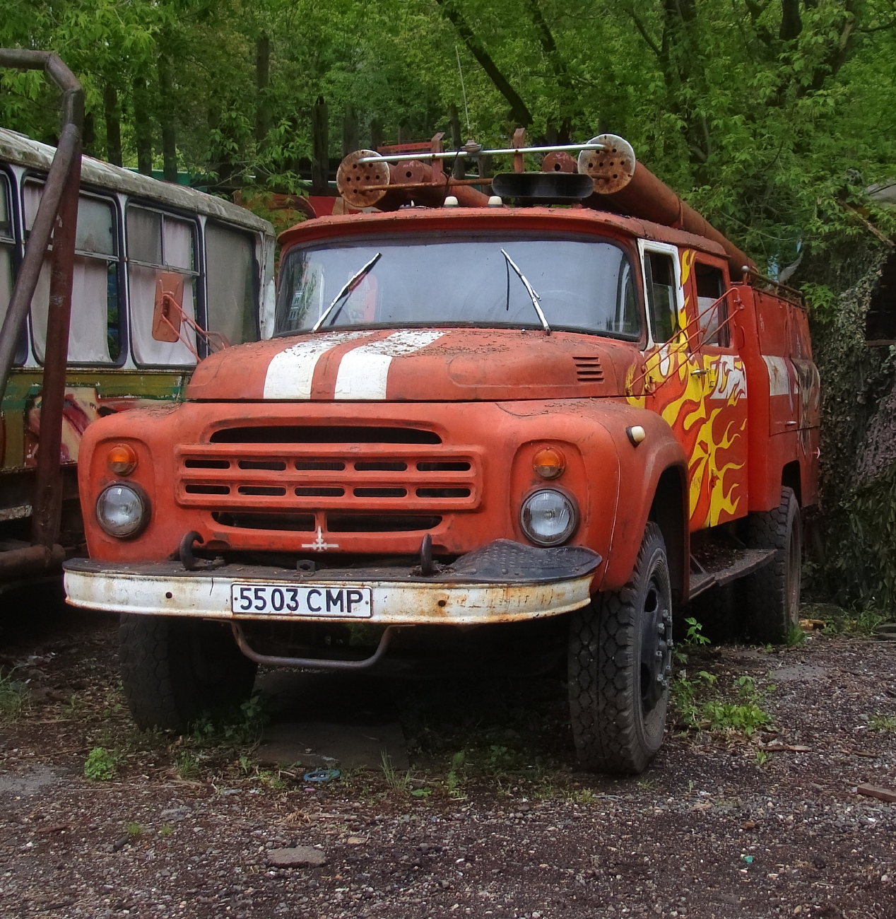 Москва, АЦ-40(130)-63Б № 5503 СМР