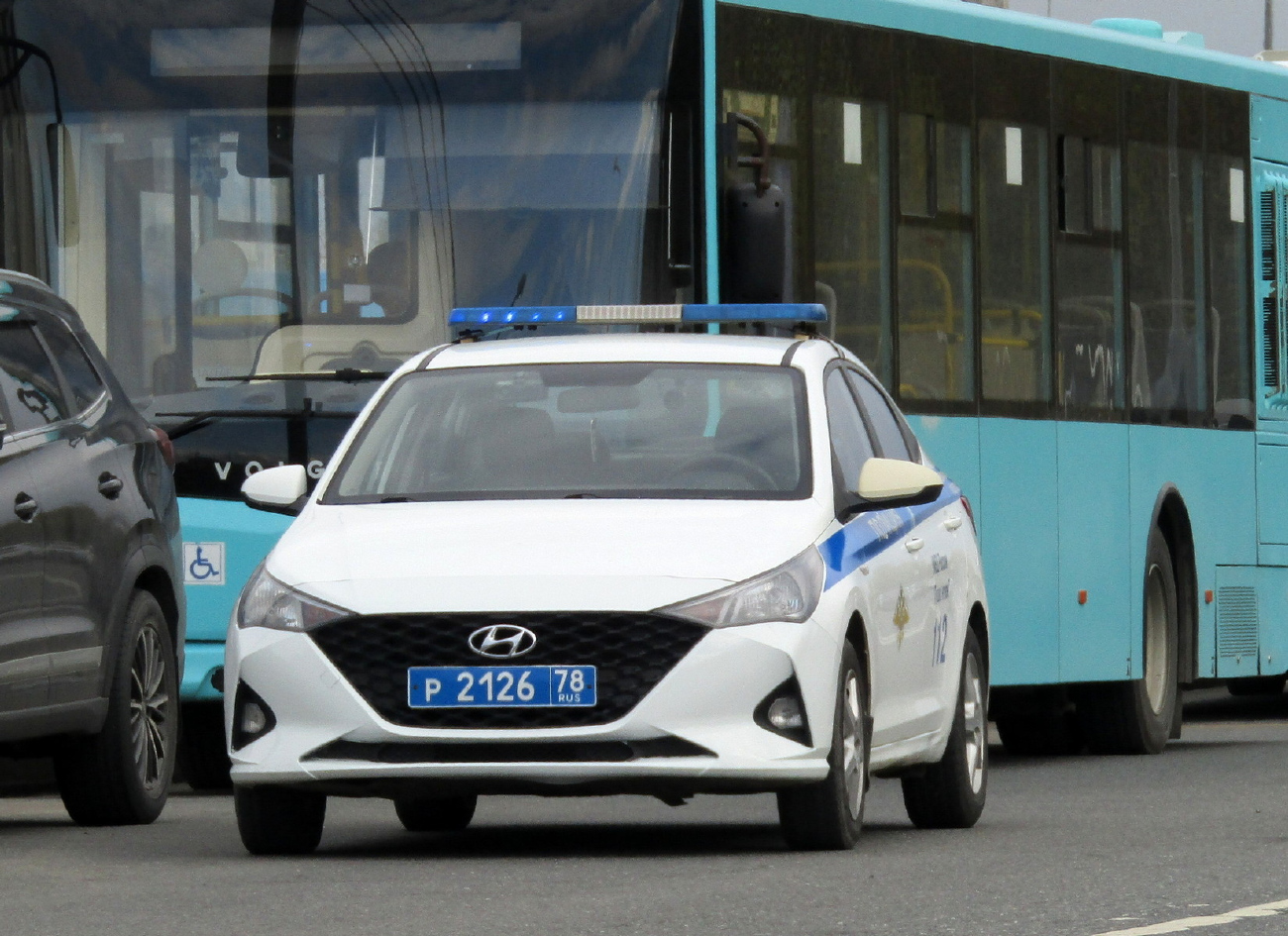 Санкт-Петербург, Hyundai Solaris [Z94] № Р 2126 78