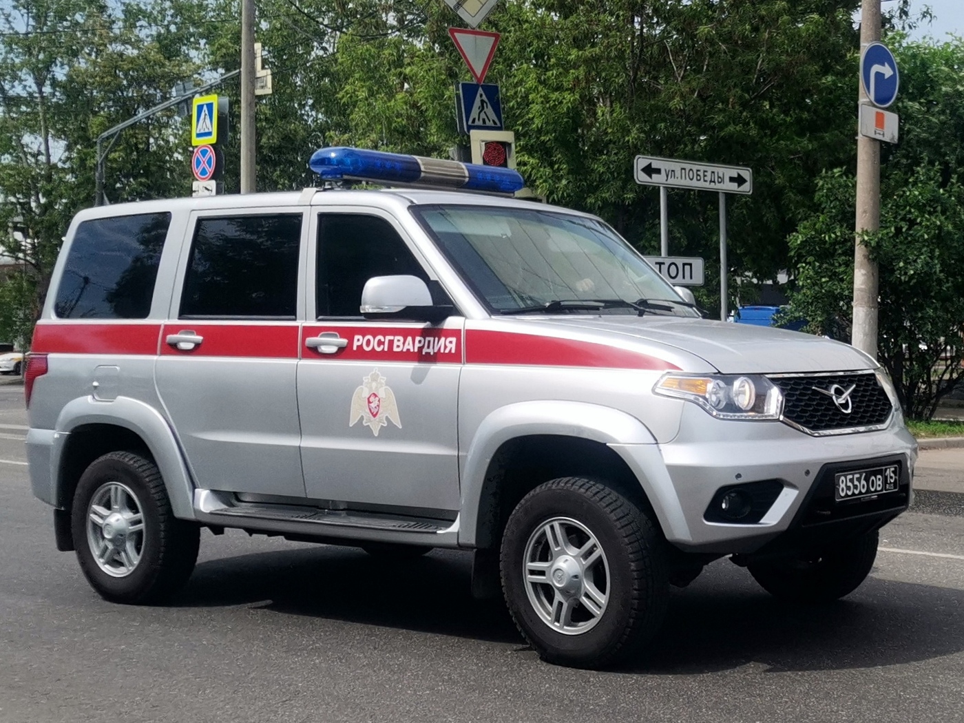 Транспорт силовых ведомств РФ, УАЗ-3163 "Patriot" № 8556 ОВ 15