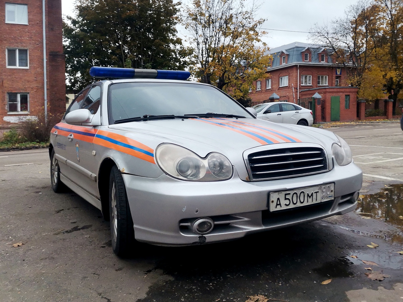 Московская область, Hyundai Sonata IV (Typ EF) [X7M] № А 500 МТ 90