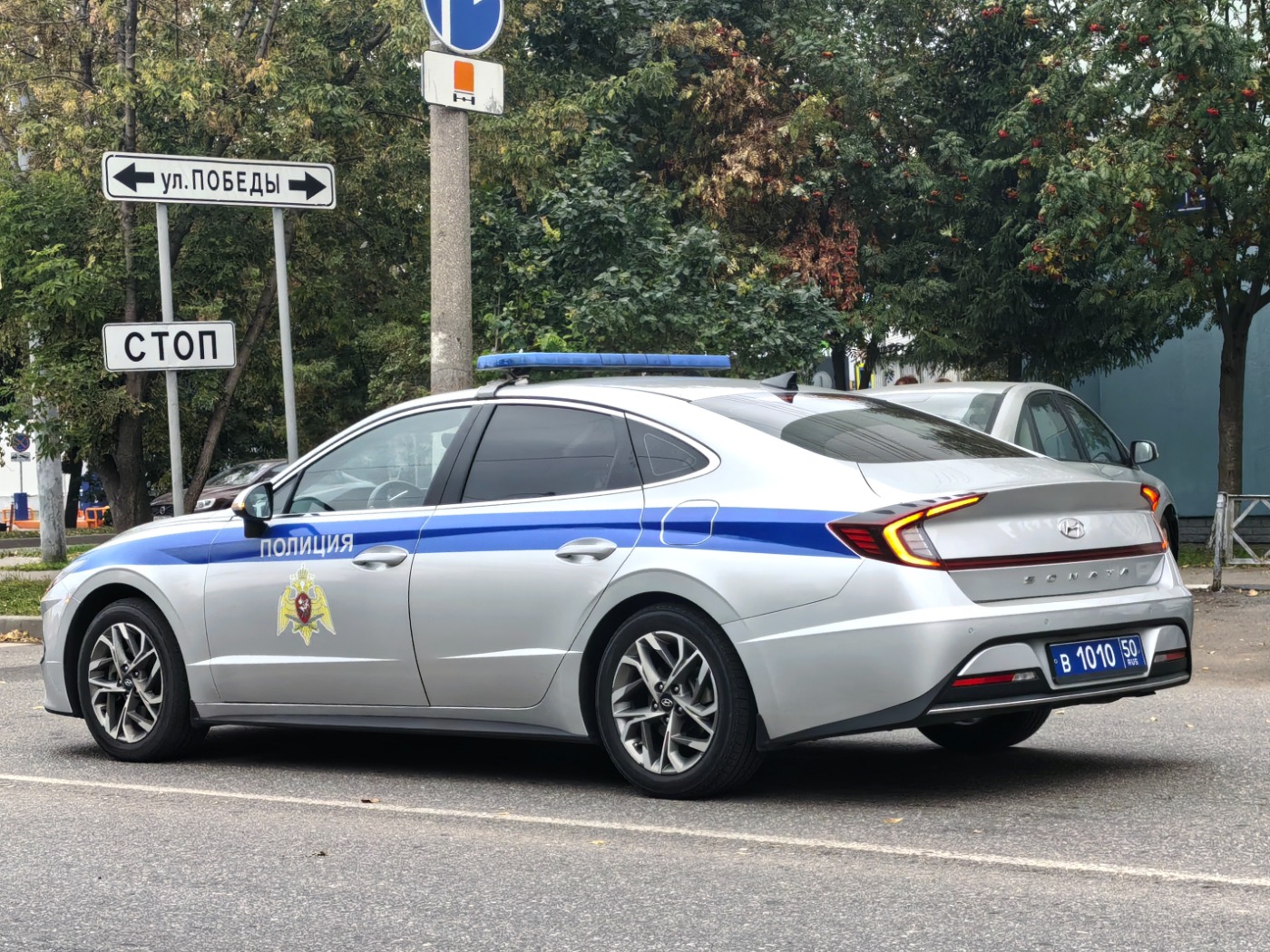 Московская область, Hyundai Sonata VIII (DN8) [XWE] № В 1010 50