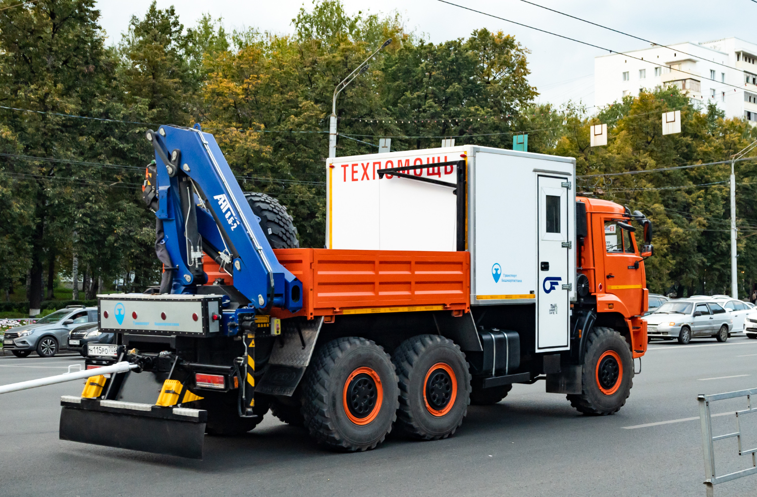 Башкортостан, УЗСТ-483F-23 № Н 115 РО 702