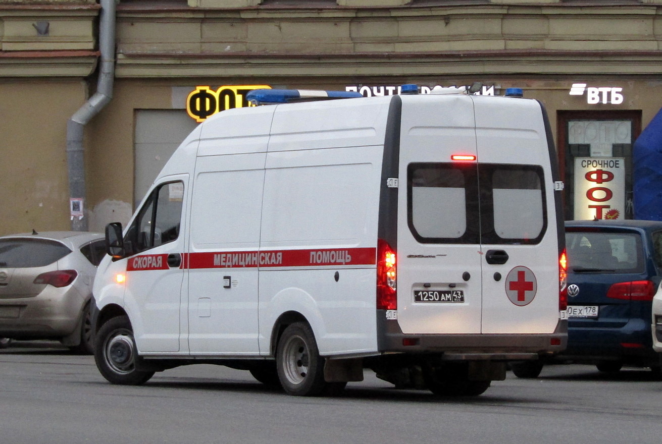 Транспорт силовых ведомств РФ, ГАЗ-A6BR23 "ГАЗель NEXT" № 1250 АМ 43